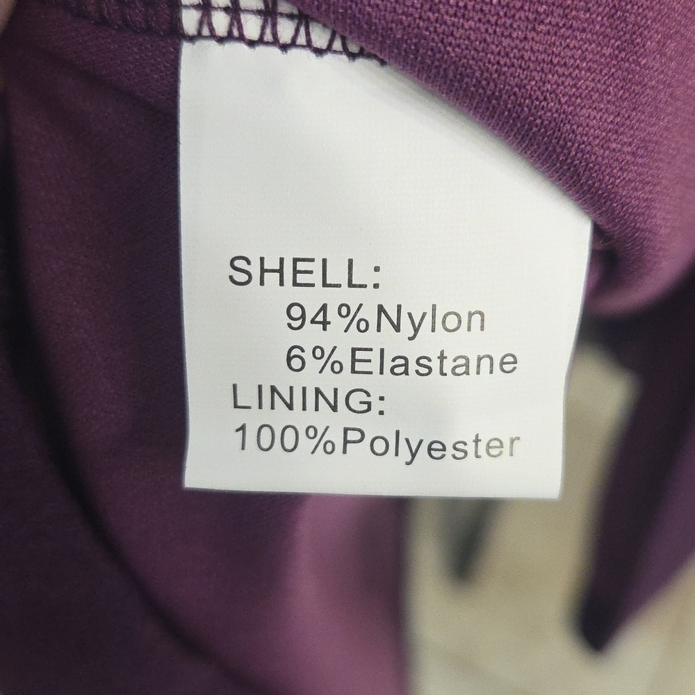 Elegant Purple Cap Sleeve Dress NWOT - Picture 16 of 16